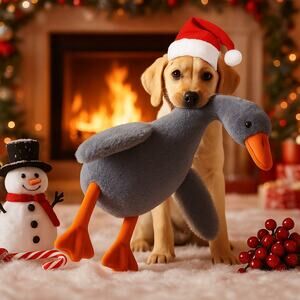 50 CM Medium Size Plush Soft Duck Dog, Pet companion Toy, Stuffed Animal